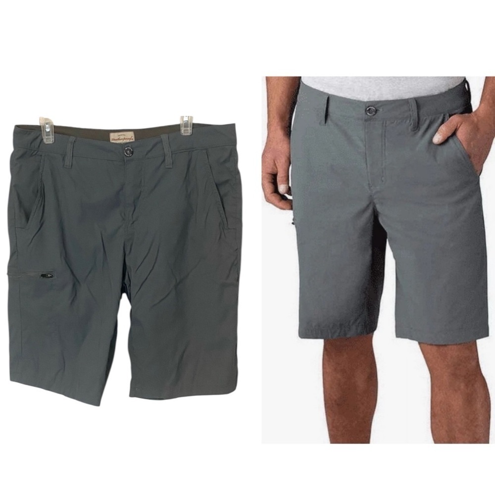 € Moving Sale Weatherproof Outdoor Hiking Shorts Size 34 Gray - Picture 2 of 7